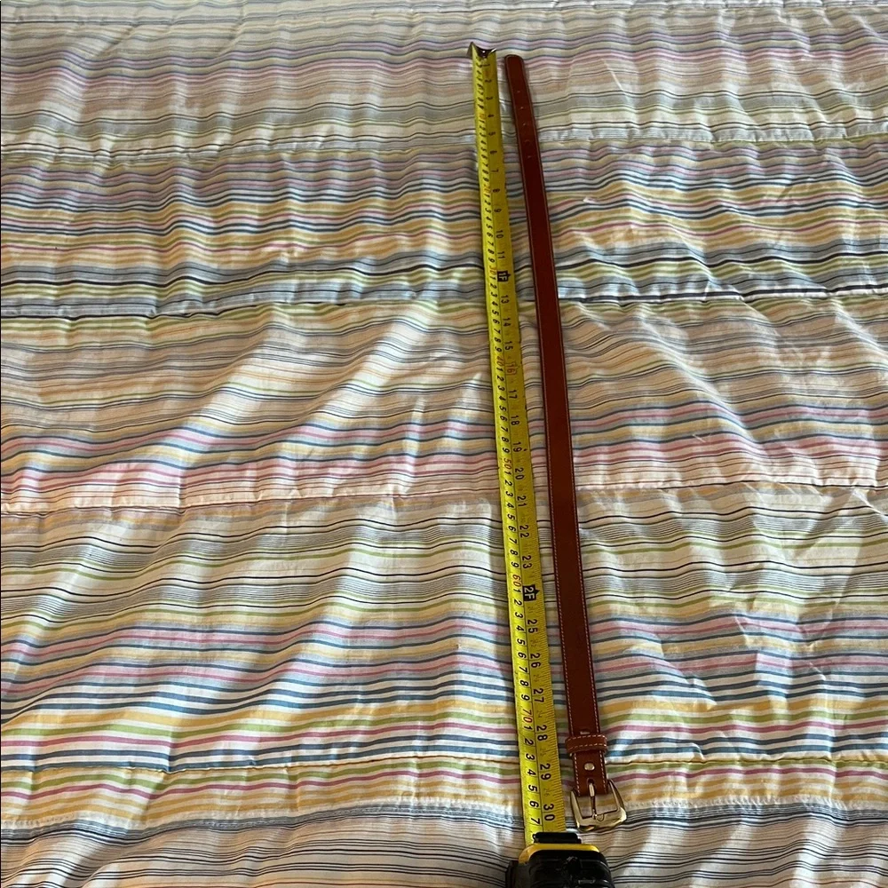 Girl’s Brown Cowhide Leather‎ Belt S-M